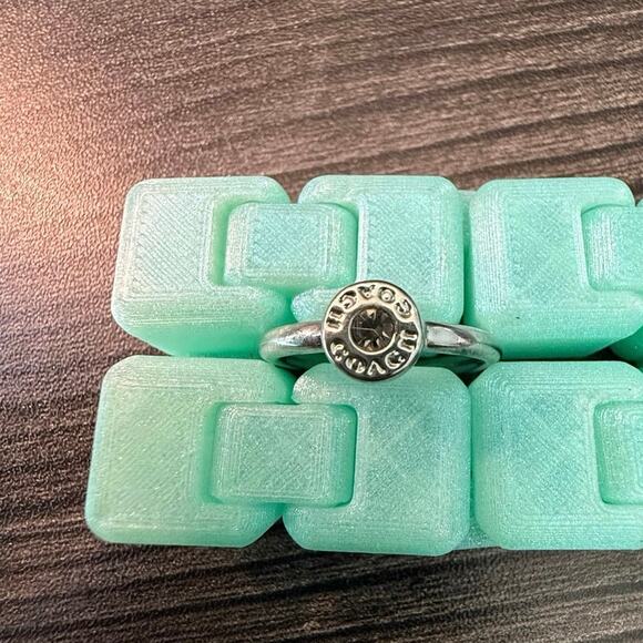 1 Ring from Open Circle Halo Ring Set - Picture 1 of 3